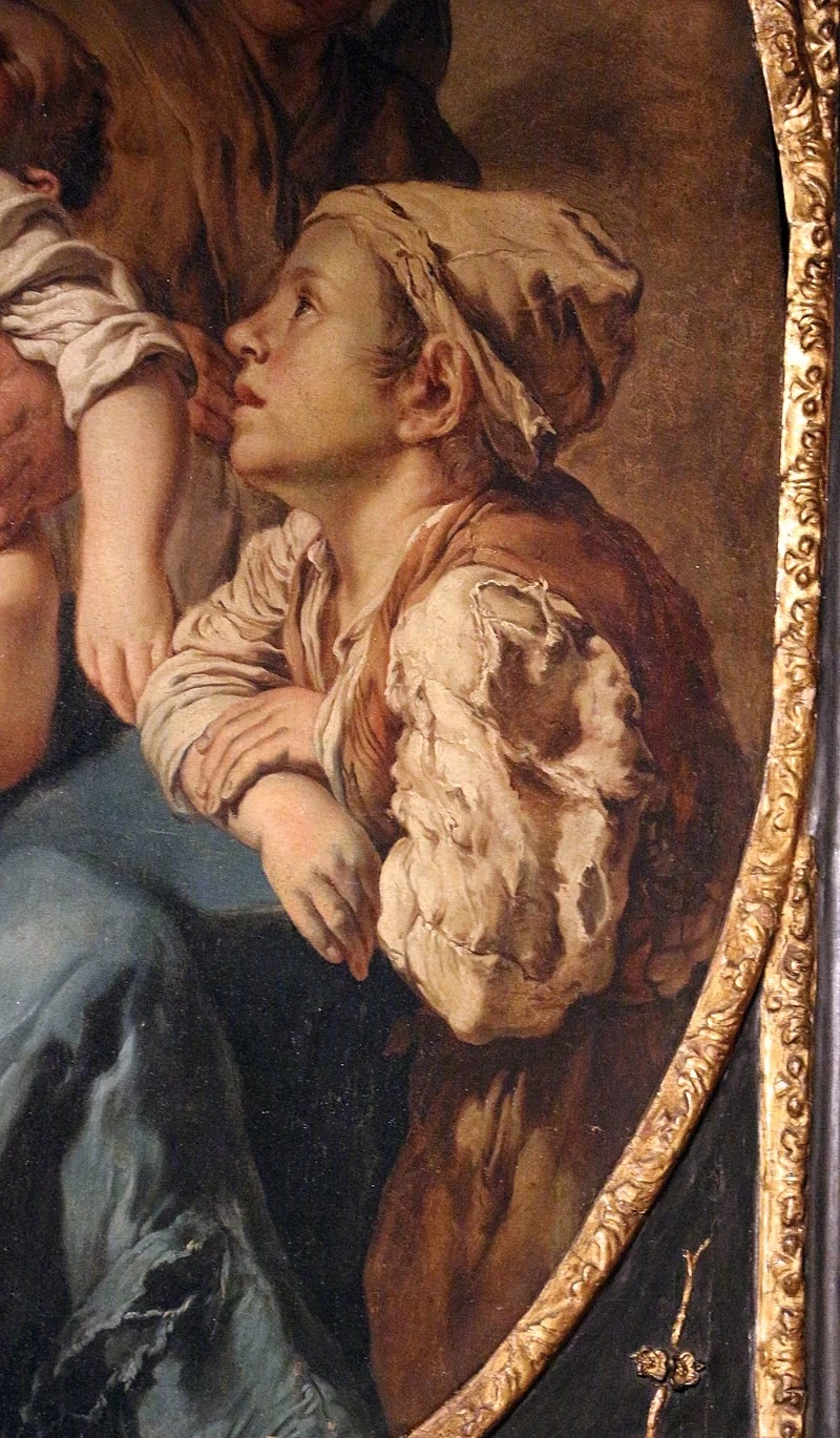 Giacomo Ceruti, il Pitocchetto - 152, La famiglia dei poveri, dettaglio